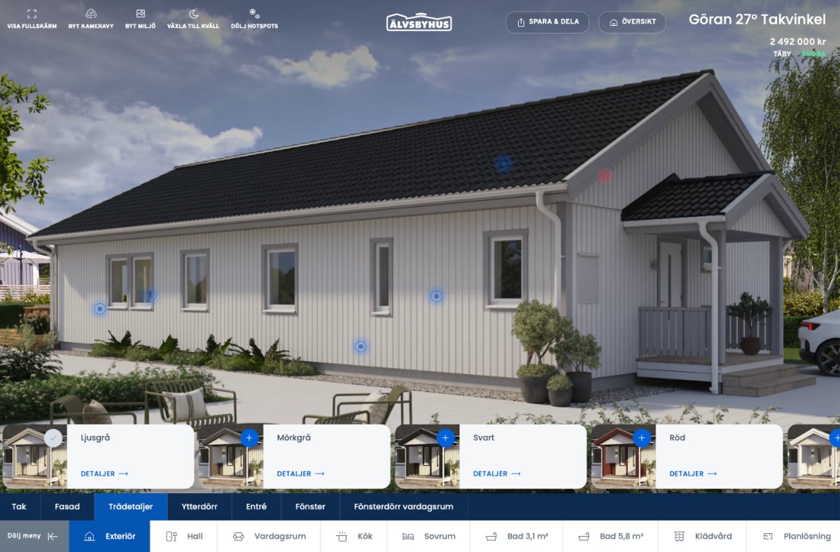 Älvsbyhus - Huskonfigurator